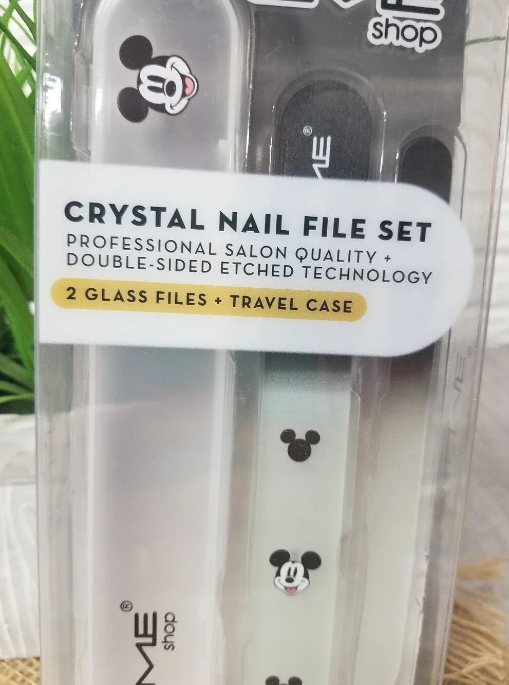 The Creme Shop/Mickey Mouse Glass Nail File Set